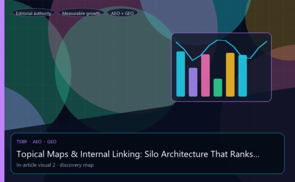 Topical Maps & Internal Linking: Silo Architecture That Ranks in 2026 — measurement and discovery visual
