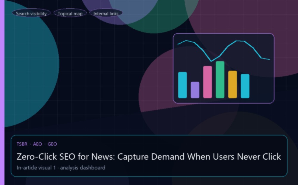 Zero-Click SEO for News: Capture Demand When Users Never Click — editorial analysis visual