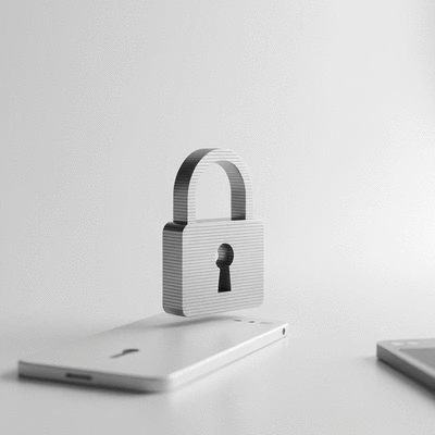 Digital padlock icon symbolizing secure website