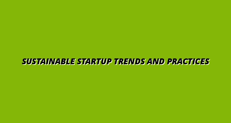 How to Build a Sustainable Startup: Trends and Best Practices for 2025