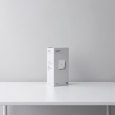 Off-the-shelf software box on a clean desk, generic branding, no text, no words, no typography, 8K