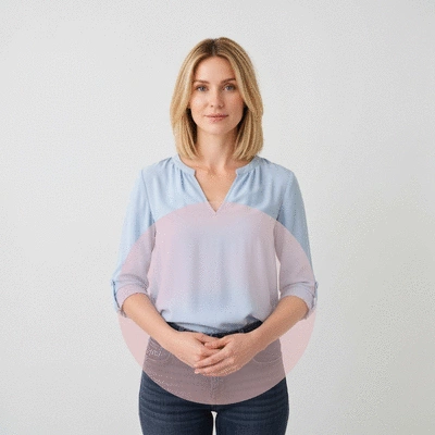 Person setting a clear boundary with another person, symbolizing emotional protection and self-respect, clean image, no text, no words, no typography