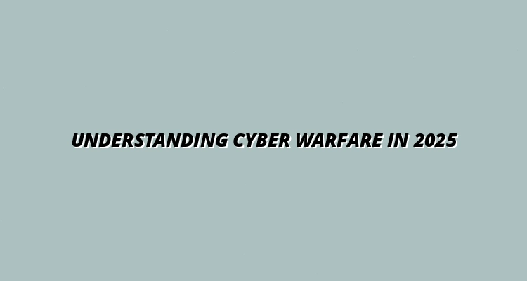 Cyber Warfare Threats: What Governments and Citizens Need to Know in 2025