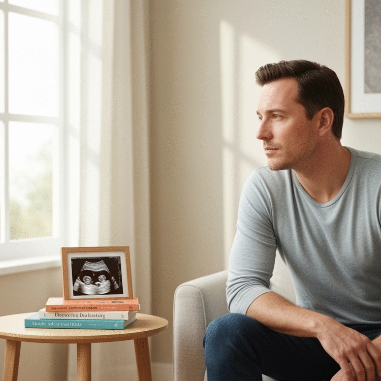 My wife is pregnant with another man's child and the father wishes to be a part of the child's life. How do I deal with this?